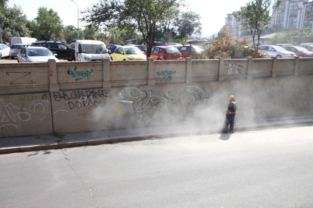 Čišćenje i uklanjanje grafita sa betonskih površina 2 - Jadran d.o.o. Beograd