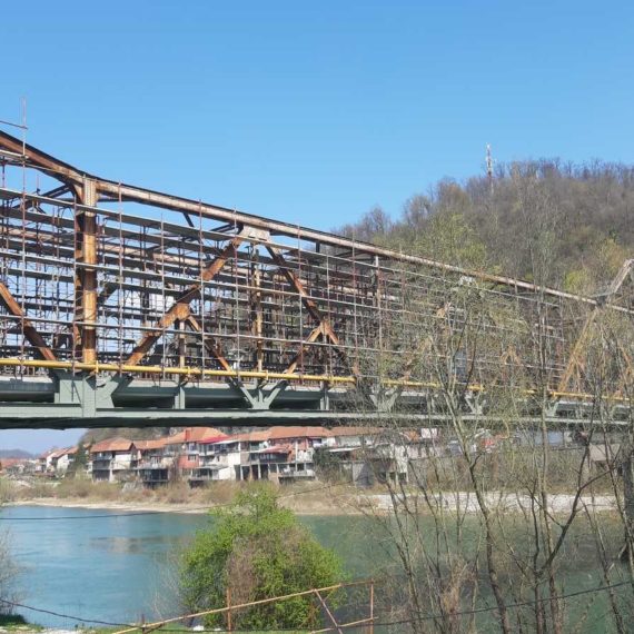 Radovi na pešačkom mostu preko Drine - Jadran d.o.o. Beograd